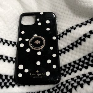 Polka dot iPhone 11 Max Pro case Kate Spade